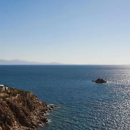 Presidential Mykonos Poseidonia 5 Bedrooms Stunning Sea Views * プサロウ
