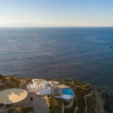 Presidential Mykonos Poseidonia 5 Bedrooms Stunning Sea Views ヴィラ プサロウ
