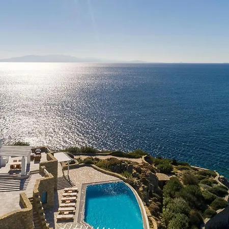 ヴィラ Presidential Mykonos Poseidonia 5 Bedrooms Stunning Sea Views