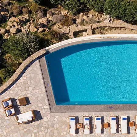 Presidential Mykonos Poseidonia 5 Bedrooms Stunning Sea Views プサロウ