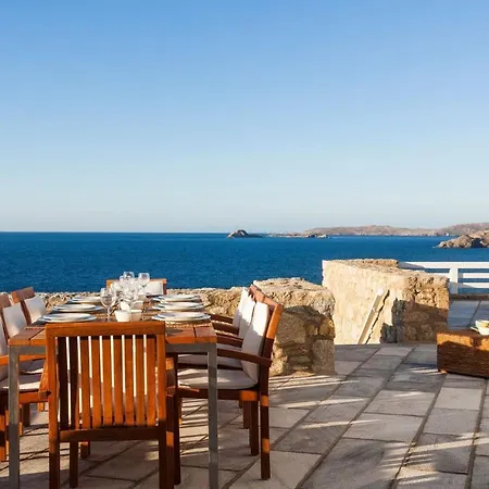 Presidential Mykonos Poseidonia 5 Bedrooms Stunning Sea Views ヴィラ *