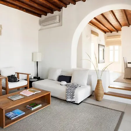Presidential Mykonos Poseidonia 5 Bedrooms Stunning Sea Views ヴィラ *