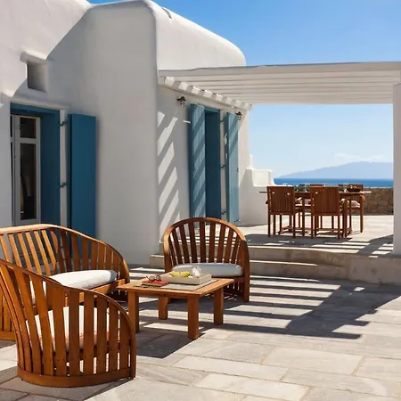 Presidential Mykonos Poseidonia 5 Bedrooms Stunning Sea Views ヴィラ