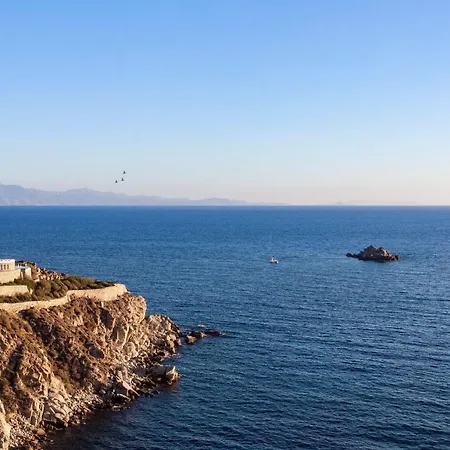 Presidential Mykonos Poseidonia 5 Bedrooms Stunning Sea Views ヴィラ *