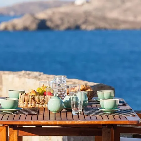 Presidential Mykonos Poseidonia 5 Bedrooms Stunning Sea Views ヴィラ プサロウ