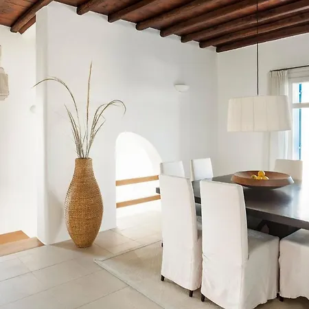 Presidential Mykonos Poseidonia 5 Bedrooms Stunning Sea Views ヴィラ プサロウ