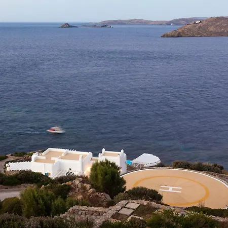 Presidential Mykonos Poseidonia 5 Bedrooms Stunning Sea Views ヴィラ *