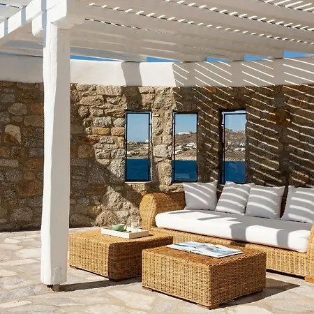 Presidential Mykonos Poseidonia 5 Bedrooms Stunning Sea Views プサロウ