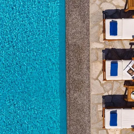Presidential Mykonos Poseidonia 5 Bedrooms Stunning Sea Views ヴィラ *