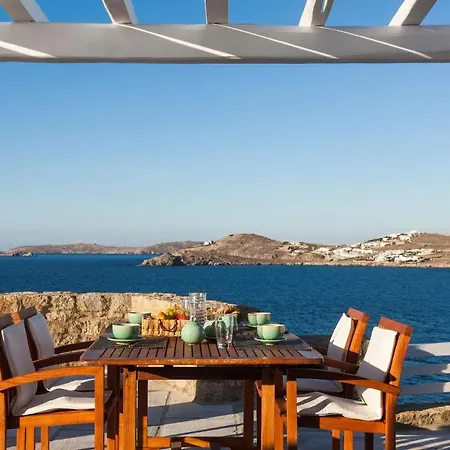 Presidential Mykonos Poseidonia 5 Bedrooms Stunning Sea Views ヴィラ *